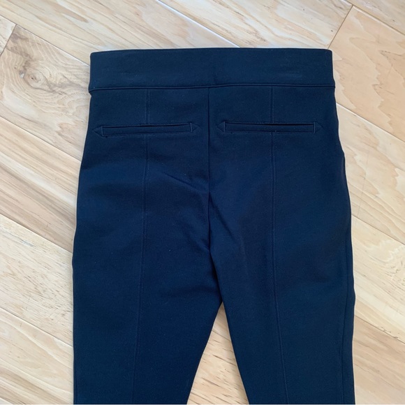 Spanx Trousers The Perfect Pants Skinny Ankle Crop Ponte Back Seam Black Size S - Picture 6 of 10